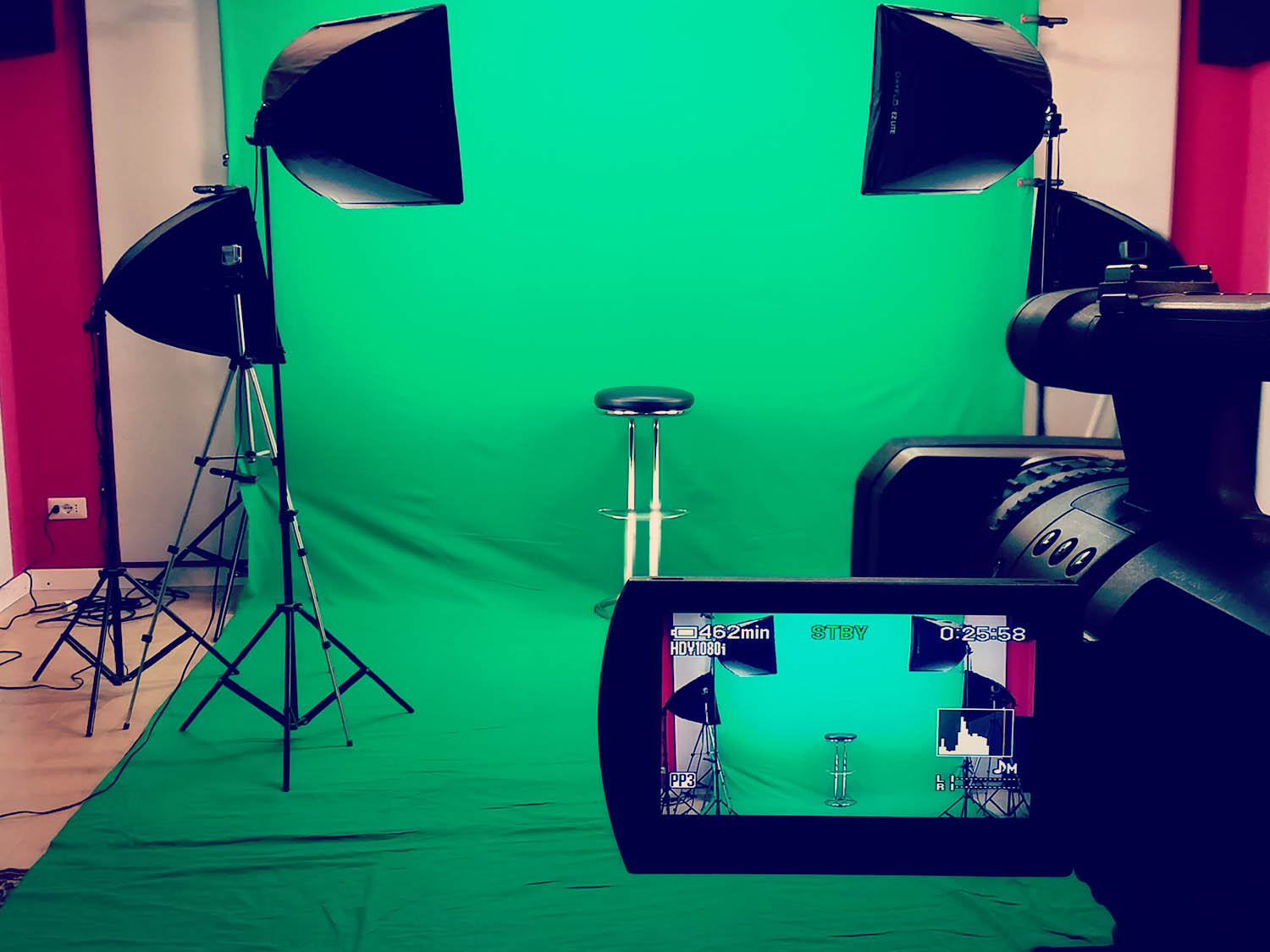 VIdeos for e-learning and viceo clips with chroma key